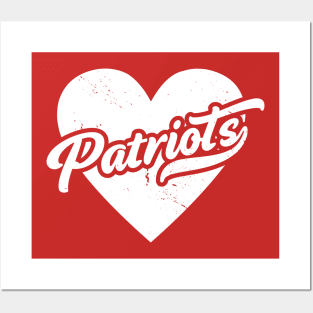 Vintage Patriots School Spirit // High School Football Mascot // Go Patriots Posters and Art